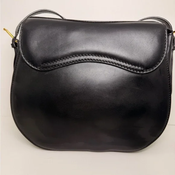 *Rare Vintage GUCCI Black Saddle Bag - Picture 2 of 13
